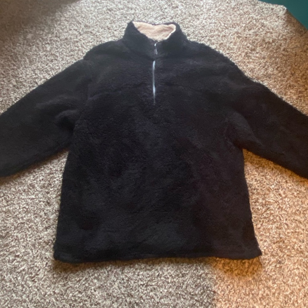 Black Sherpa sweater